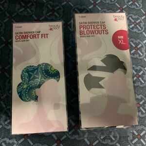 Beauty 360 Satin Shower Caps Comfort Fit & Size XL